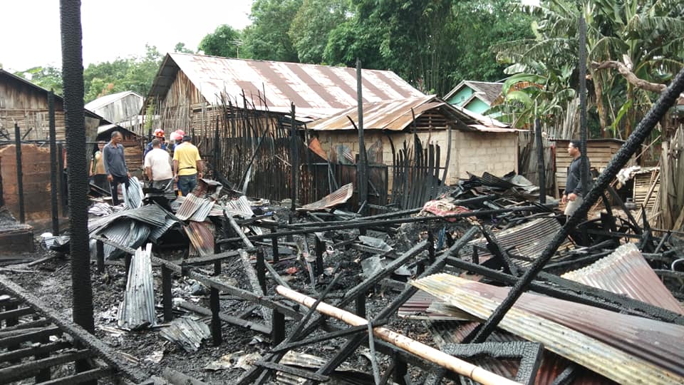Wakil Walikota Banjarbaru meninjau Lokasi Kebakaran di Wilayah Kelurahan Bangkal
